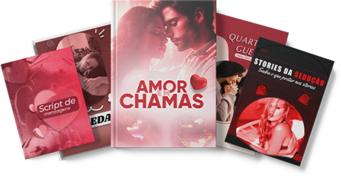 Ebook Amor em Chamas com todos os bônus inclusos